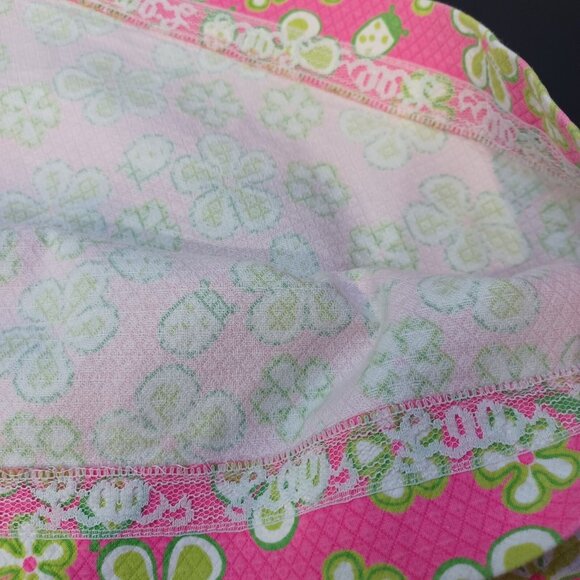 Lilly Pulitzer Skirt Womens Sz 2 Retro Floral Lady Bugs Dune Buggy Pockets Snap - Picture 11 of 12